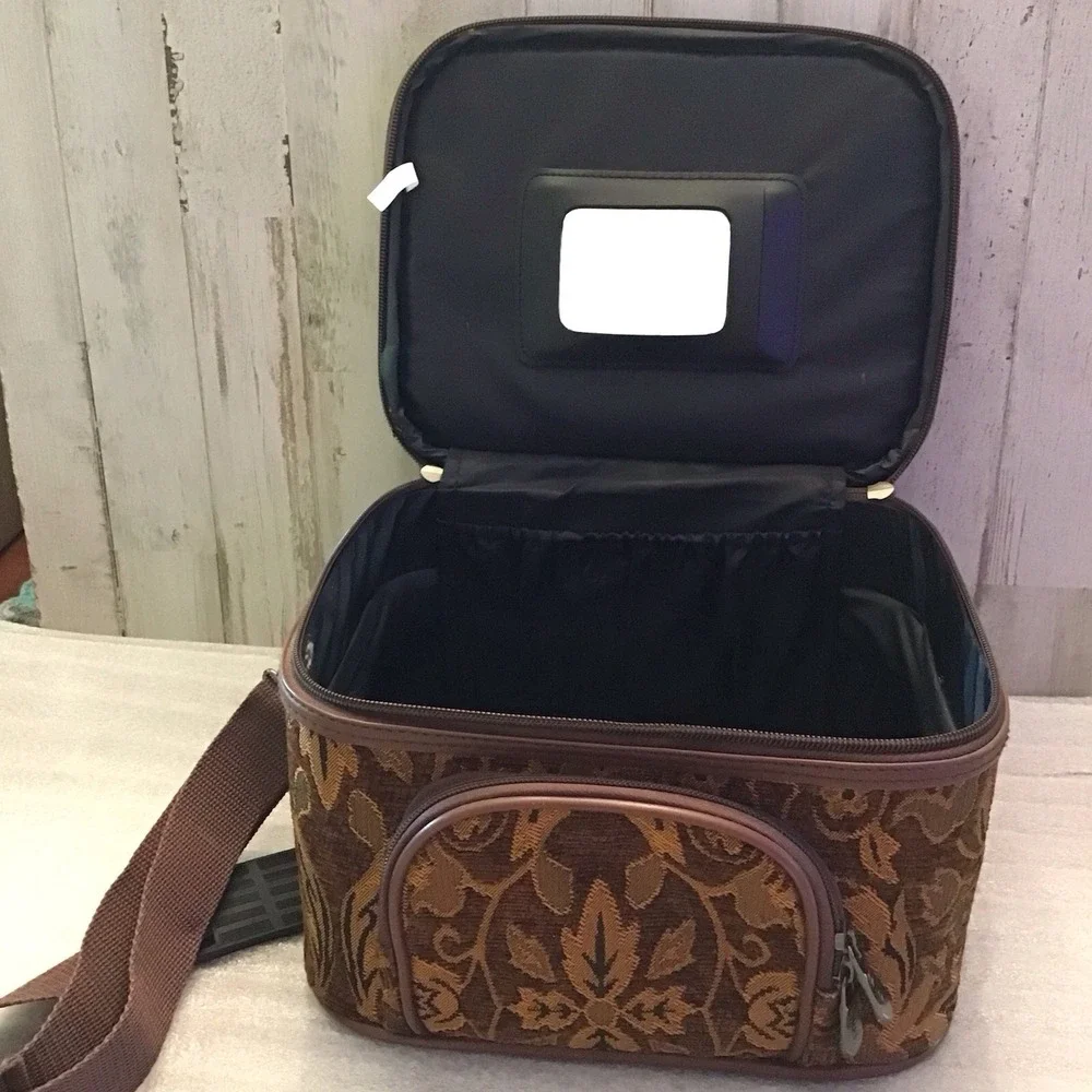 Raviani Gold Tapestry Cosmetic Bag